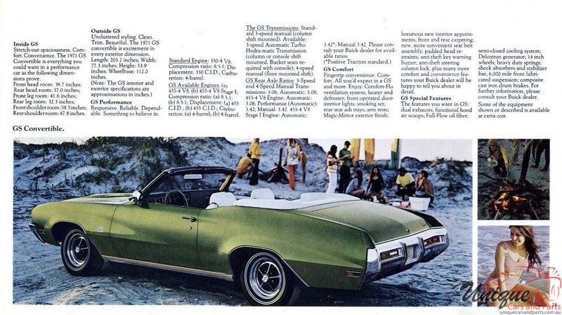 1971 Buick All Models Car Brochure Page 6